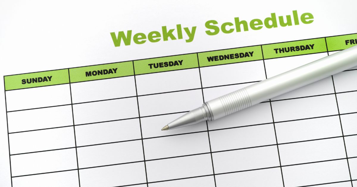 Weekly Schedule